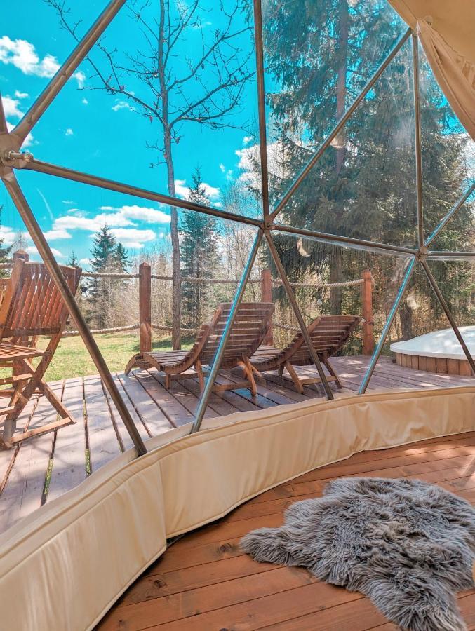 Medve Dome - Luxury Camping In The Middle Of Nature Hotel Vlahita Exterior photo